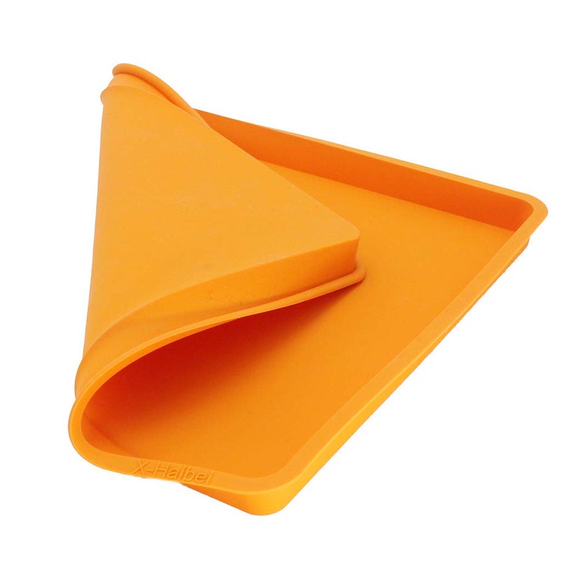 X-Haibei Swiss Roll Cake Mat Flexible Baking Tray Silicone Cookies Mold L10 W11inch H 0.78inch - Image 2